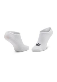 Adidas - adidas Zestaw 3 par niskich skarpet unisex Trefoil Liner FT8524 Biały. Kolor: biały. Materiał: materiał #4