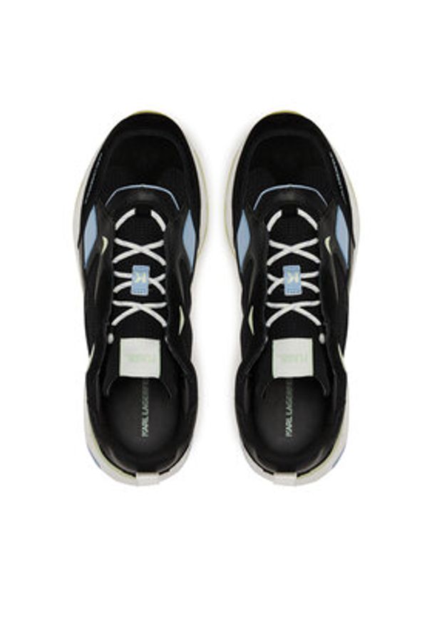 Karl Lagerfeld - KARL LAGERFELD Sneakersy KL52424 Czarny. Kolor: czarny. Materiał: skóra