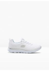 bonprix - Sneakersy Skechers z pianką memory. Kolor: biały