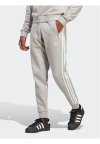 Adidas - adidas Spodnie dresowe Adicolor Classics 3-Stripes Joggers IA4795 Szary Fitted Fit. Kolor: szary. Materiał: dresówka, bawełna