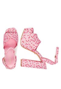 DeeZee Sandały LWWK915-1 Różowy. Kolor: różowy. Materiał: materiał #2