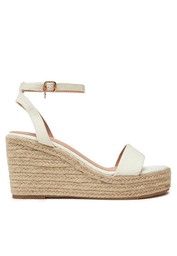 DeeZee Espadryle EA0315-2 Écru. Materiał: materiał