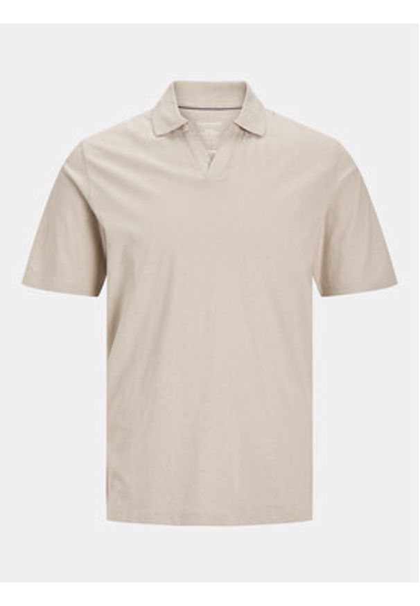 Jack & Jones Polo Summer 12246712 Szary Regular Fit. Typ kołnierza: polo. Kolor: szary. Materiał: bawełna