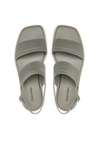 Calvin Klein Sandały Flat Sandal He HW0HW01990 Szary. Kolor: szary #4