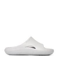 Klapki damskie Crocs Mellow Slide. Kolor: biały. Materiał: syntetyk, materiał. Sezon: lato. Sport: turystyka piesza