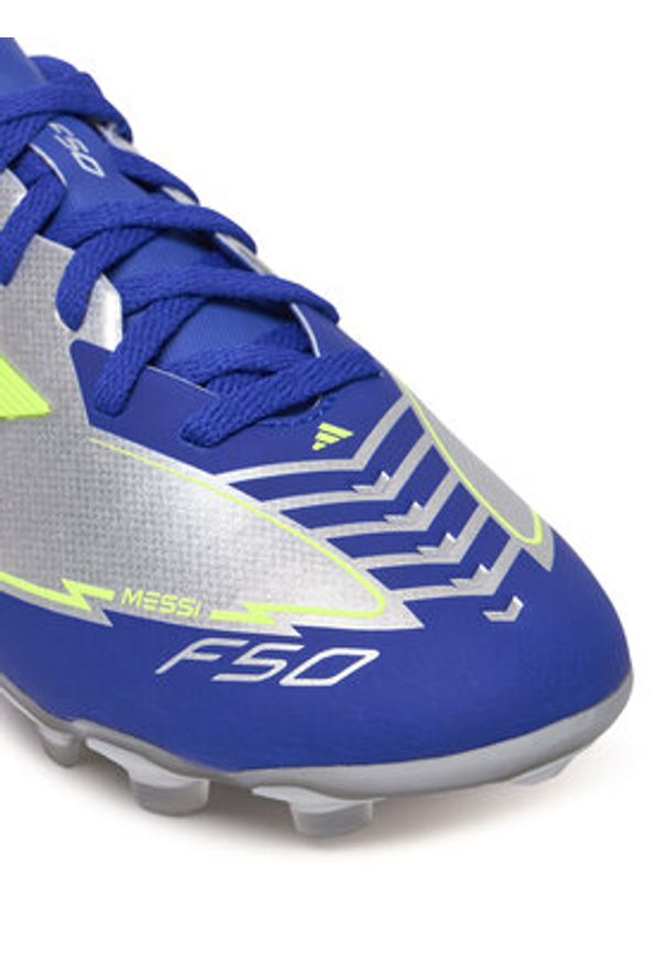 Adidas - adidas Buty do piłki nożnej F50 League Messi Multi-Ground IH0920 Szary. Kolor: szary. Materiał: materiał