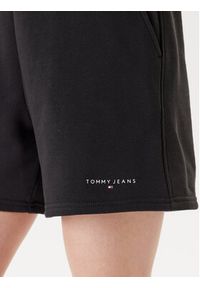 Tommy Jeans Szorty sportowe Linear DW0DW21152 Czarny Relaxed Fit. Kolor: czarny. Materiał: bawełna #5