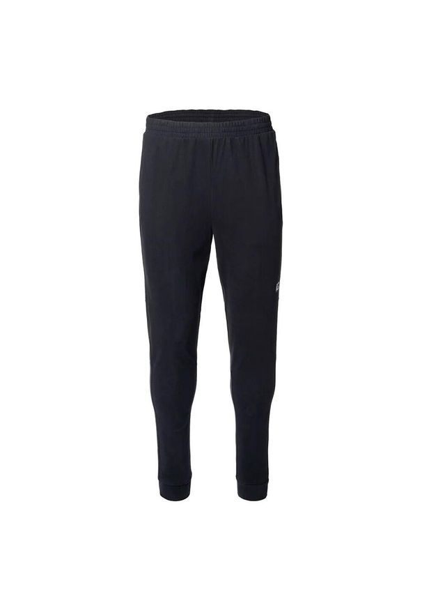 IQ - Męskie Spodnie Do Biegania Sorte. Kolor: czarny. Materiał: dresówka