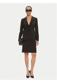 BOSS - Boss Spódnica ołówkowa Vileah 50490036 Czarny Slim Fit. Kolor: czarny. Materiał: wełna #5