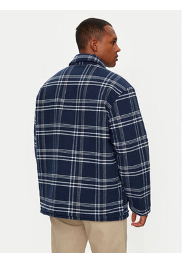 Wrangler Kurtka przejściowa Casey 112357279 Niebieski Relaxed Fit. Kolor: niebieski. Materiał: bawełna