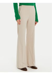 Imperial Spodnie materiałowe P3E9IAW Beżowy Flare Fit. Kolor: beżowy. Materiał: syntetyk #1