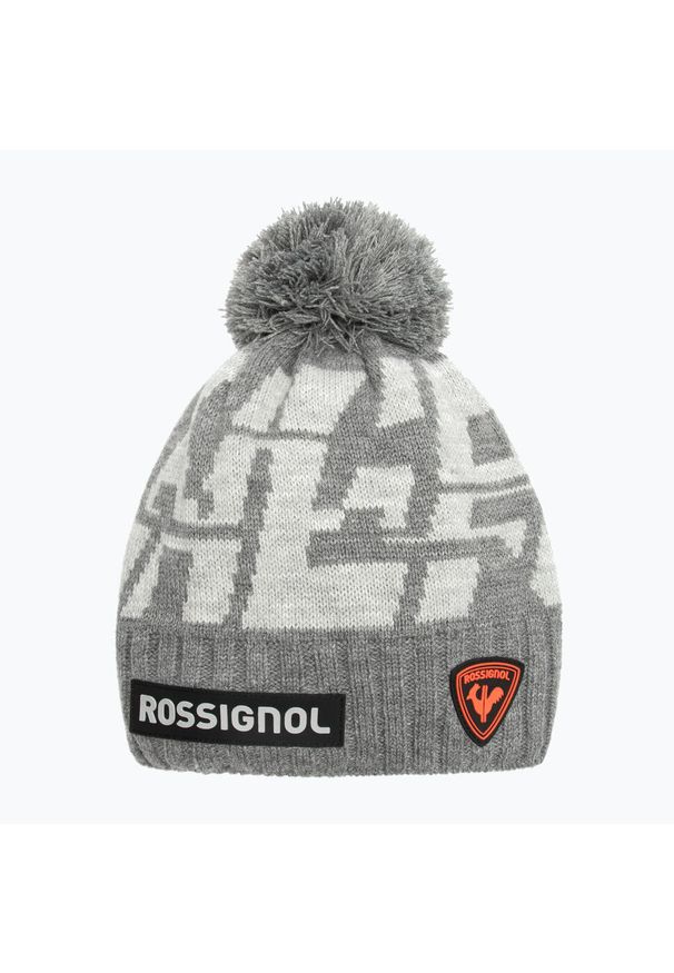 Czapka zimowa męska Rossignol Hero Pompon. Kolor: szary. Sezon: zima. Styl: sportowy