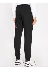 Just Cavalli Spodnie dresowe 75OAAI01 Czarny Regular Fit. Kolor: czarny. Materiał: bawełna, dresówka
