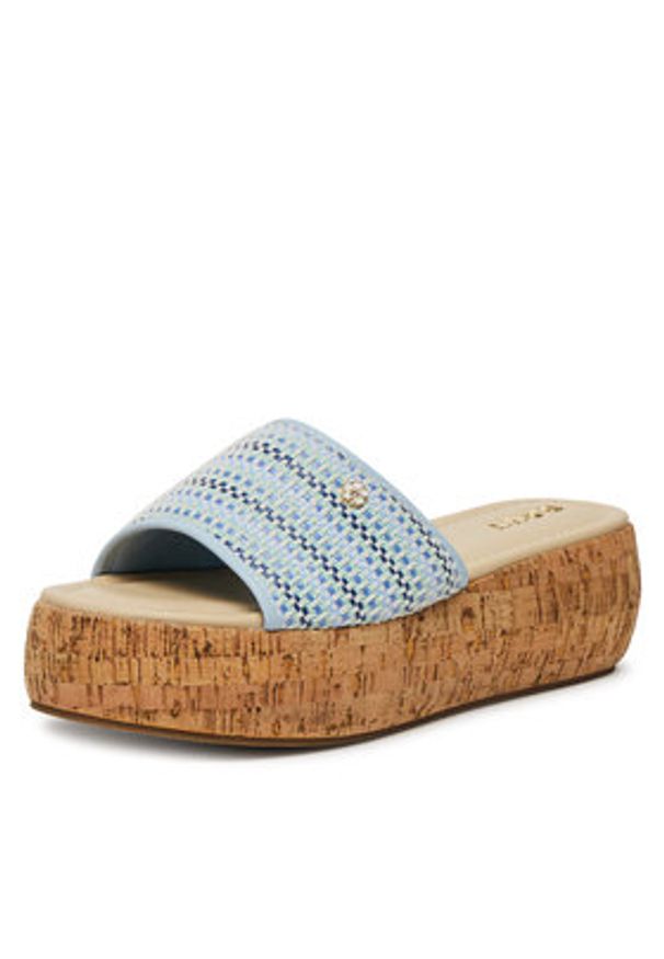 Roxy Klapki 2777024 Niebieski. Kolor: niebieski. Materiał: materiał