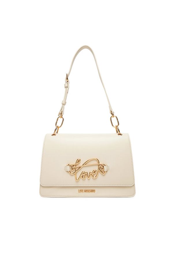 Love Moschino - LOVE MOSCHINO Torebka JC4264PP0MKG0110 Écru. Materiał: skórzane