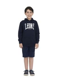 LEONE 1947 APPAREL - Podstawowa bluza dziecięca. Kolor: niebieski. Sport: joga i pilates