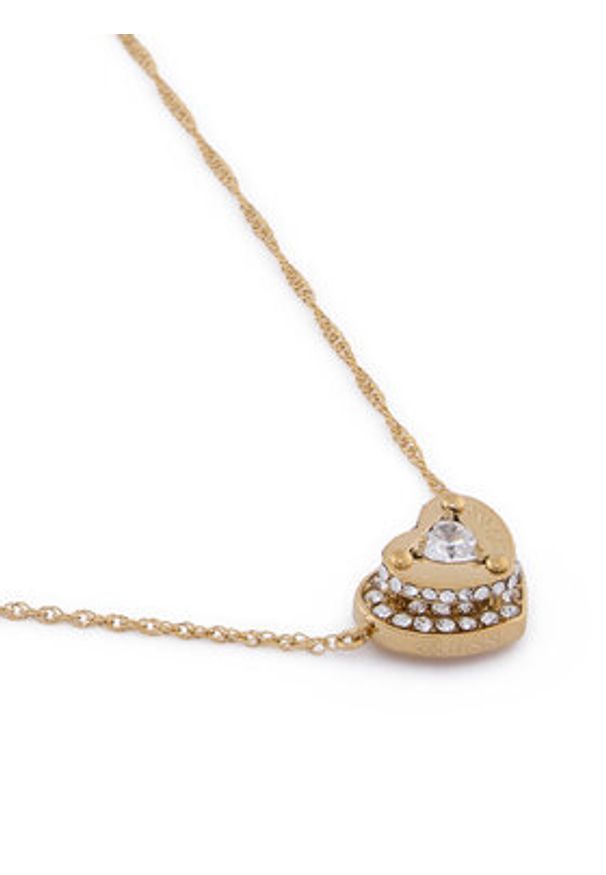 Guess Naszyjnik JUBN05 549JW Złoty. Materiał: metalowe. Kolor: złoty