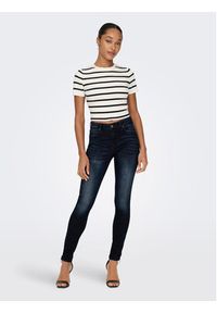 only - ONLY Jeansy 15209349 Granatowy Skinny Fit. Kolor: niebieski