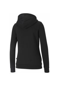 Puma - Damska rozpinana bluza z kapturem Essentials PUMA Black. Typ kołnierza: kaptur. Kolor: czarny