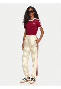 Adidas - adidas Spodnie dresowe Pinstripe Firebird Track Ptan KT1851 Kremowy Regular Fit. Kolor: kremowy. Materiał: syntetyk #2