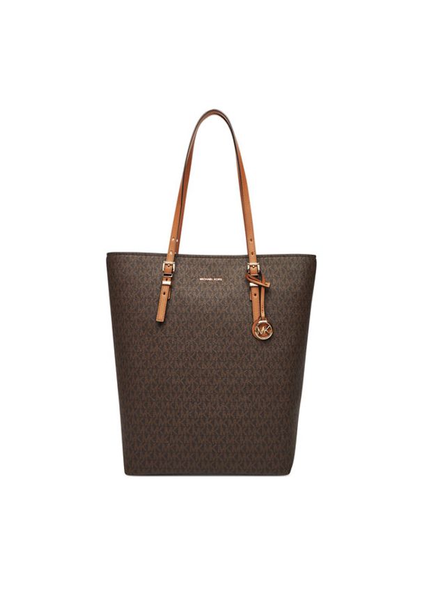 MICHAEL Michael Kors Torebka Quinn 30S5GQNT3B Brązowy. Kolor: brązowy. Materiał: skórzane