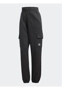 Adidas - adidas Spodnie dresowe Essentials IT7576 Czarny Loose Fit. Kolor: czarny. Materiał: bawełna