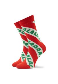 Happy-Socks - Skarpety wysokie unisex Happy Socks. Kolor: czerwony #1