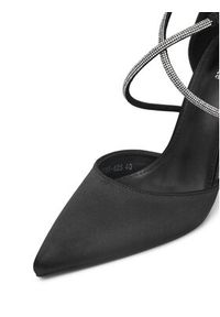 DeeZee Szpilki KL-HH4785-62S Czarny. Kolor: czarny. Materiał: materiał. Obcas: na szpilce #2