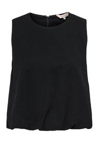 only - ONLY Top Aris 15364287 Czarny Loose Fit. Kolor: czarny. Materiał: wiskoza #6
