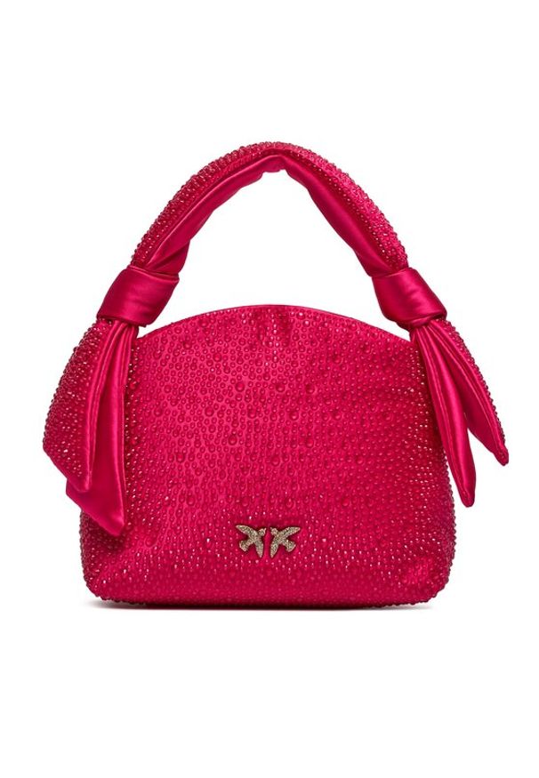 Pinko - PINKO Torebka Knots Mini Pouch PE 24 PLTT 102770 A1KJ Czerwony. Kolor: czerwony