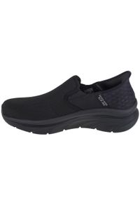 skechers - Buty sportowe Sneakersy męskie, Skechers D'Lux Walker - Orford Slip-ins. Kolor: czarny. Sport: turystyka piesza