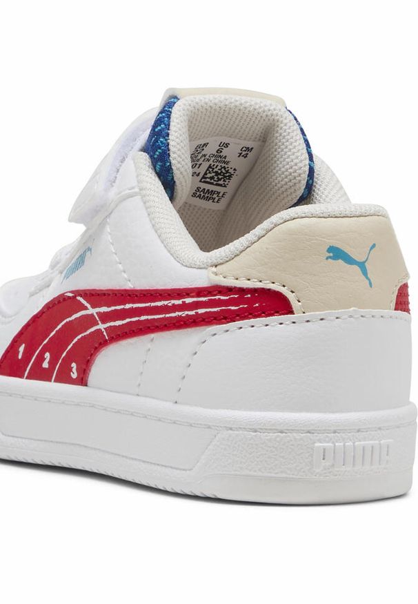 Puma - Sneakersy dla małych dzieci Caven 2.0 Run Fun PUMA. Kolor: biały, czerwony, niebieski, wielokolorowy. Sezon: lato. Sport: bieganie