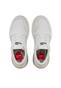 Love Moschino - LOVE MOSCHINO Sneakersy JA15395G1IINF10A Biały. Kolor: biały. Materiał: skóra #7
