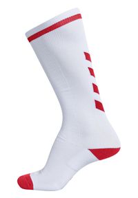Skarpety sportowe dla dorosłych Hummel Elite Indoor Sock High. Kolor: biały, czerwony, wielokolorowy