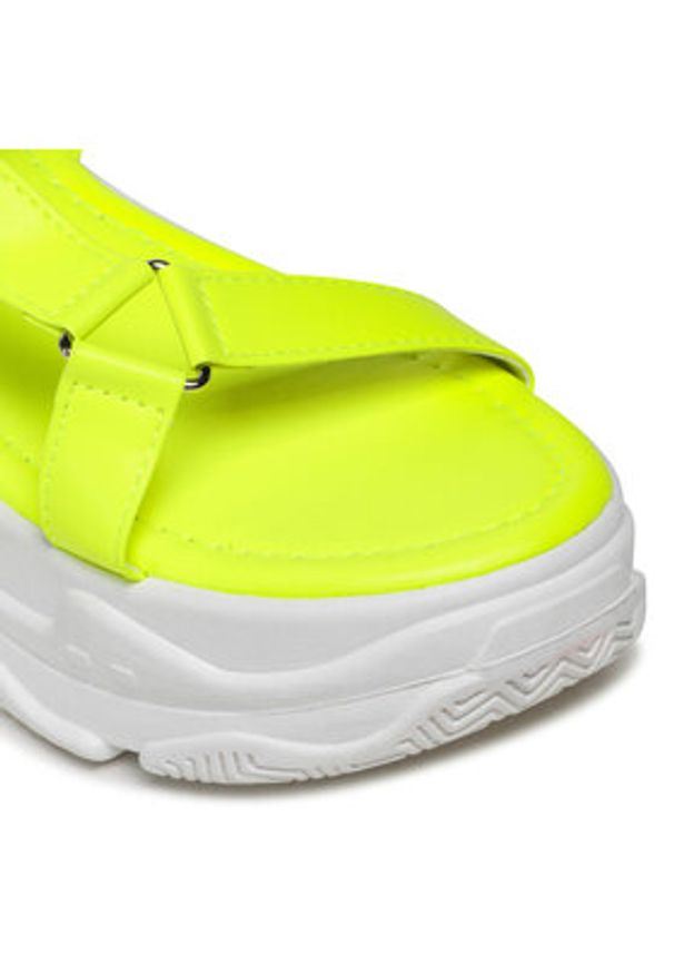 Jenny Fairy Sandały AJA0924-12 Zielony. Kolor: zielony. Materiał: skóra