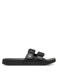 Emporio Armani Klapki EX000043 AF22190 MC001 Czarny. Kolor: czarny. Materiał: syntetyk #1