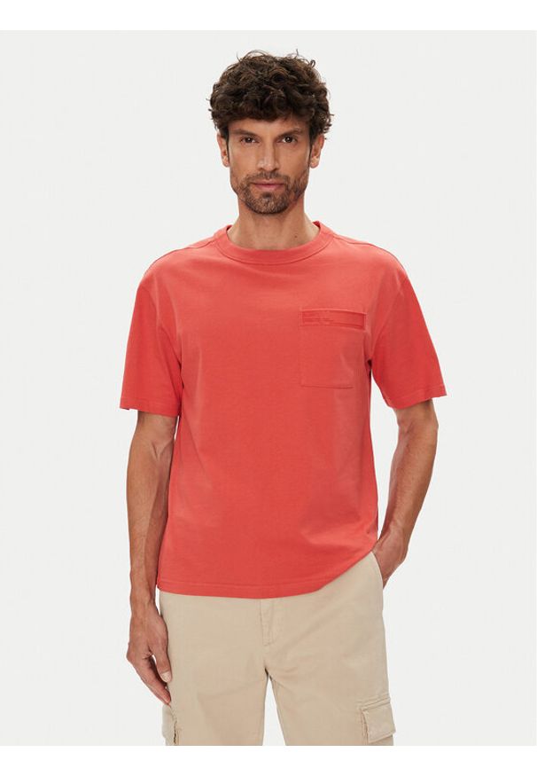 K-Way T-Shirt K2135HW Czerwony Regular Fit. Kolor: czerwony. Materiał: bawełna