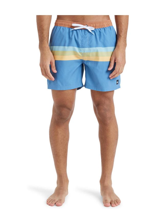 Quiksilver - Szorty kąpielowe dla Mężczyzn EVERYDAY STRAIGHT 15" Niebieski. Kolor: fioletowy, wielokolorowy, żółty. Materiał: poliester, materiał. Styl: sportowy