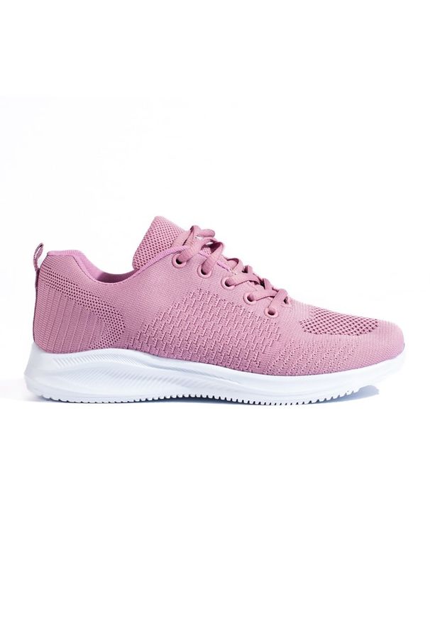SUPER COOL Lekkie Ażurowe Sneakersy różowe. Kolor: różowy. Wzór: ażurowy