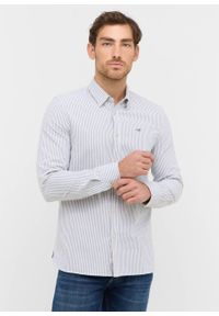 Męska Koszula Mustang Style Edinburg Green Stripe 1016953 12800 #1