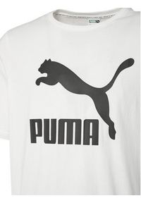 Puma T-Shirt Classics Logo 530088 Biały Regular Fit. Kolor: biały. Materiał: bawełna #3
