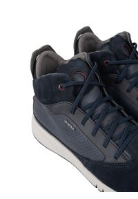 Geox Sneakersy "Aerantis A" | U947FA 02243 | Mężczyzna | Granatowy. Nosek buta: okrągły. Kolor: niebieski. Materiał: skóra #4