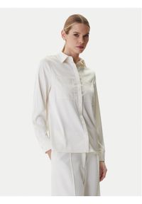 Guess Koszula W5RH40 WFQC2 Écru Regular Fit. Materiał: syntetyk #1