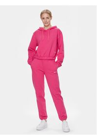 Guess Bluza Eleanora V4RQ09 KC5O0 Różowy Regular Fit. Kolor: różowy. Materiał: bawełna