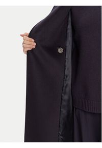 Weekend Max Mara Płaszcz wełniany Resina 2525016031 Granatowy Regular Fit. Kolor: niebieski. Materiał: wełna #4