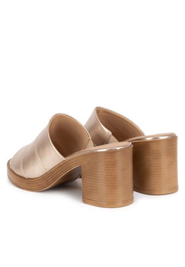 Lasocki Klapki RST-KSENIA-01 Złoty. Kolor: złoty. Materiał: materiał