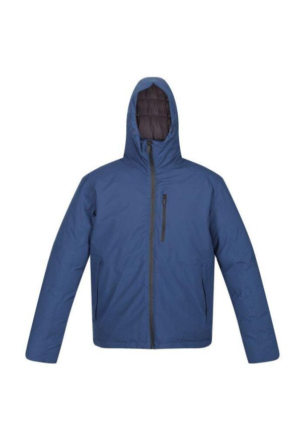 Regatta - Kurtka zimowa trekkingowa męska Calehurst przeciwdeszczowa. Kolor: niebieski. Materiał: poliester. Sezon: zima. Sport: turystyka piesza