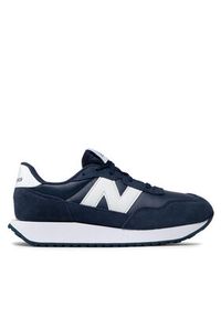 New Balance Sneakersy GS237NV1 Granatowy. Kolor: niebieski. Materiał: materiał #3