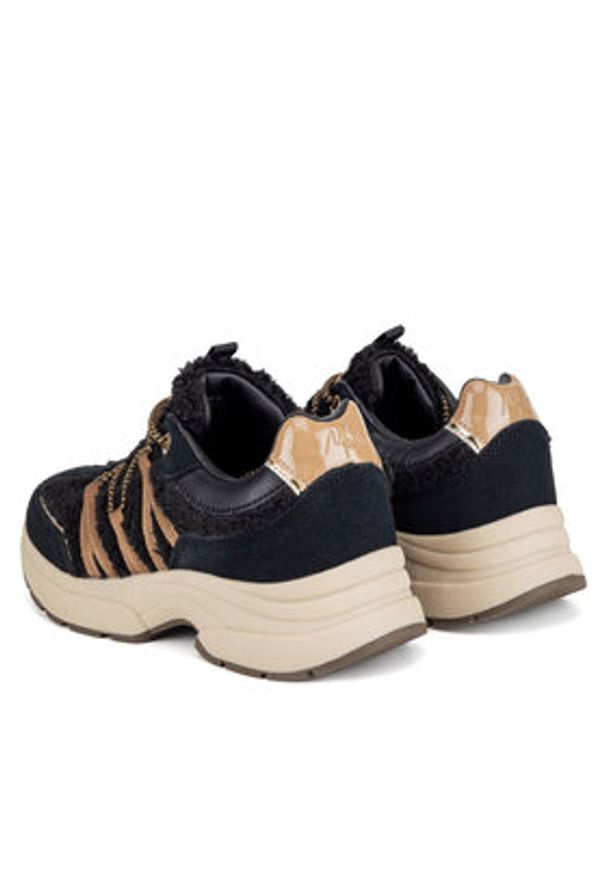 MEXX Sneakersy MI001009243W Czarny. Kolor: czarny. Materiał: materiał