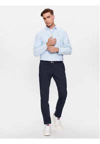 Tommy Jeans Koszula Classic Oxford DM0DM15408 Błękitny Classic Fit. Kolor: niebieski. Materiał: bawełna